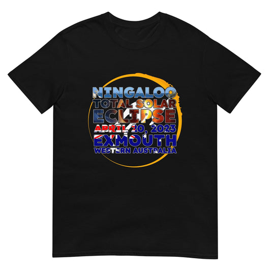 Exmouth - Ningaloo II Solar Total Eclipse 2023 (Dark Tees) - Astro TShirts