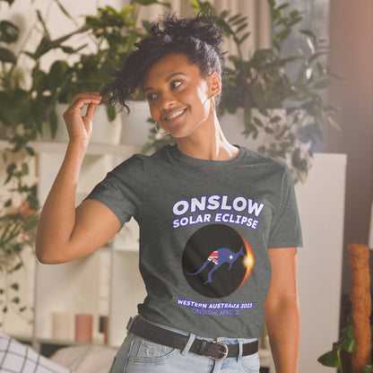 Onslow Solar Eclipse 2023 Kangaroo (Clear Tees)