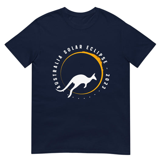 Australia Solar Eclipse 2023 - Kangaroo (Dark Tees) - Astro TShirts