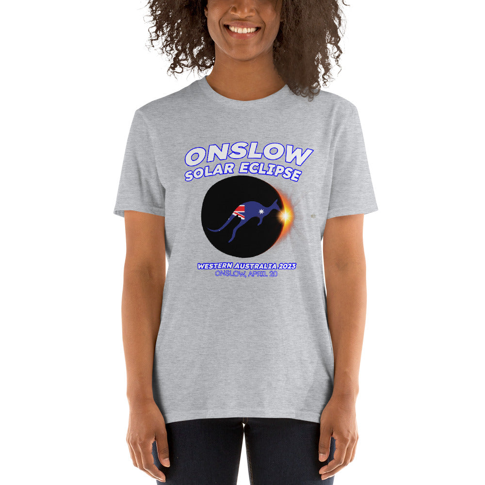 Onslow Solar Eclipse 2023 Kangaroo (Clear Tees)